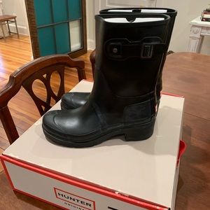 HUNTER BOOTS Original Waterproof Ankle Rain Boot